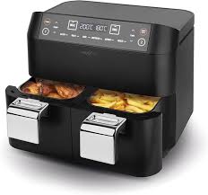 MAXXMEE Frytkownica na gorące powietrze z podwójnym koszem 7,6L