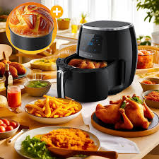 KESSER® Frytkownica XXL 5,5 l z koszem do pieczenia