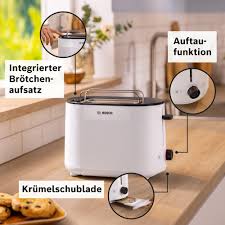 Bosch Toster Kompaktowy MyMoment TAT2M121 - Biały