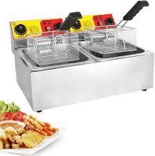 Frytkownica Stal Nierdzewna 304, 6L/12L, 2500W/5000W