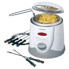 Bomann FFR 1290 CB: Frytkownica 2 w 1 do Frytek i Fondue
