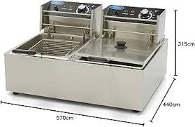 Frytownica Elektryczna Maxima 2 x 6L