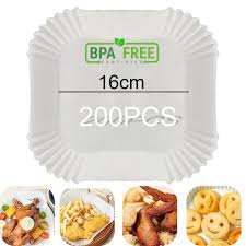 Papier do Pieczenia do Frytownicy Powietrznej 16 cm - 200 szt.