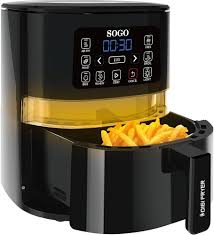 Frytkownica bezolejowa Sogo 10820 - 4L, 6 programów, dotykowy ekran LED