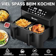 Frytkownica Scheffler 2-komorowa 9L z 8 programami