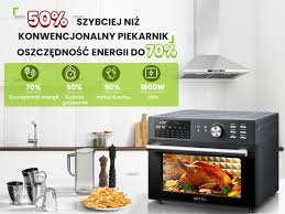 OIMIS XXL Frytkownica Powietrzna 30L, 1800W - Wielofunkcyjny Piekarnik