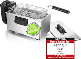 Frytkownica Emerio 3,0 l z Technologią Strefy Zimnej - Testowana przez Haus & Garten 06/2019
